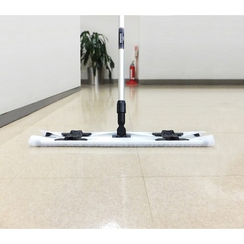 テラモト ライトモップアルミ伸縮柄90cm