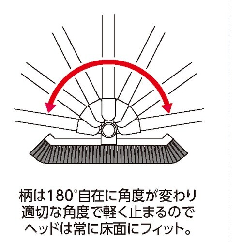 テラモト BMコーナーブルーム30 1本柄