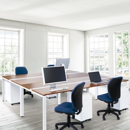 TOKIO オフィスチェア 肘なし オレンジ