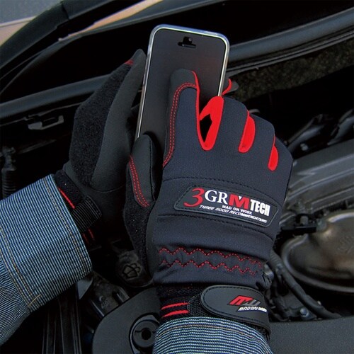 ミタニ 合皮手袋 3GR エムテック ブラック M