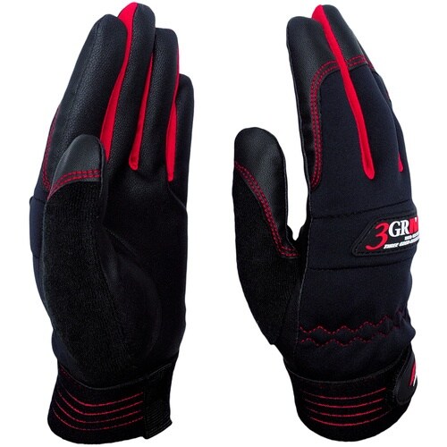 ミタニ 合皮手袋 3GR エムテック ブラック L