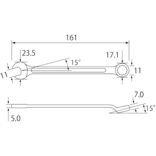 エビ コンビネーションレンチ 11mm