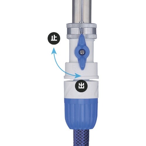 タカギ ホースノズル メタルシャワーSRコック付