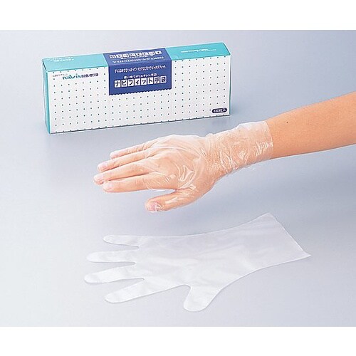 AS ナビフィット手袋PE L100枚入