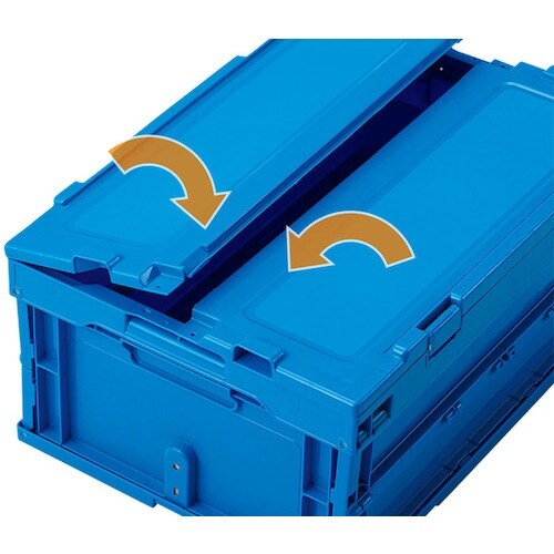 サンコー フタ一体型折りたたみコンテナー 5589