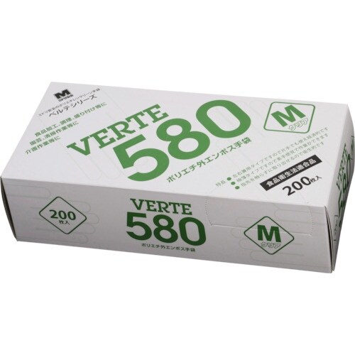 ミドリ安全 ポリエチレン使い捨て手袋 外エンボス