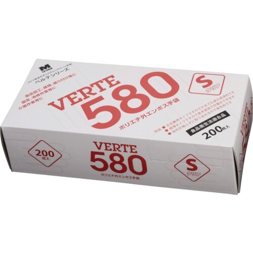 ミドリ安全 ポリエチレン使い捨て手袋 外エンボス