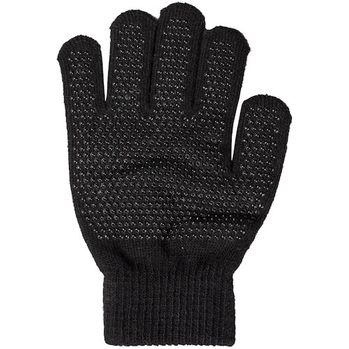 勝星 のびのび滑り止め手袋 黒