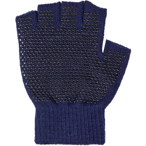 勝星 のびのびマジック手袋指切(ボツ付) 紺