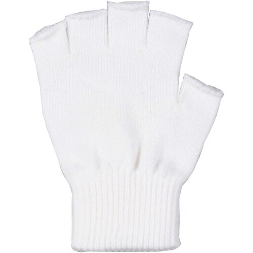 勝星 のびのびマジック手袋指切(ボツなし) 白