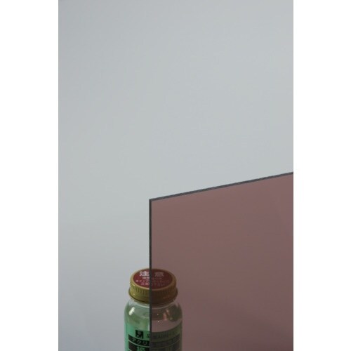 光 エンビ板 スモーク透明 3×200×300mm