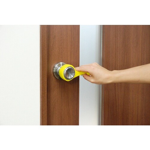 光 らくらくドアハンドル 黄