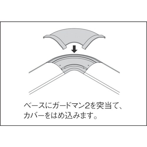 マサル ガードマン2R型付属品 平面マガリ 6号