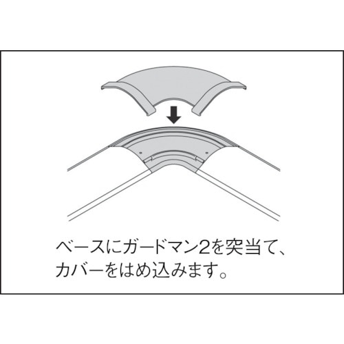 マサル ガードマン2R型付属品 平面マガリ 7号