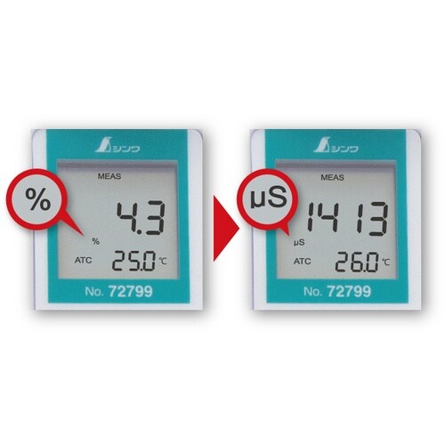 シンワ デジタル塩分濃度計