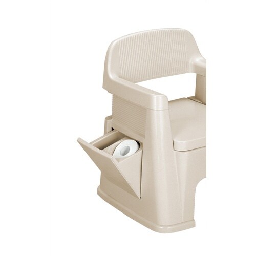 TONBO ポータブルトイレ背もたれ型