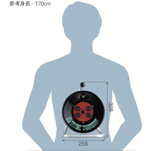 ハタヤ コードリール シンサンデーリール 単相10