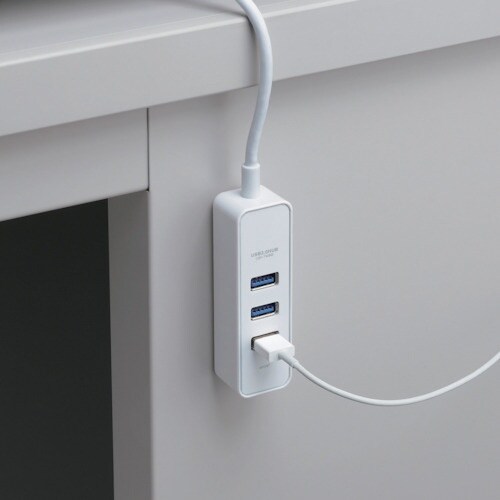 ELECOM マグネット付き4ポートUSB3.0ハ