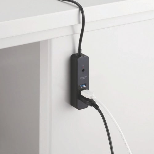 ELECOM USB3.0ハブ 4ポート強力マグネ