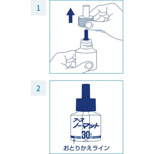アース ノーマット 取替えボトル60日用無香料 1