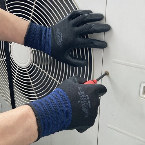 アトム ニトリル背抜き手袋 マイスターグラブ L