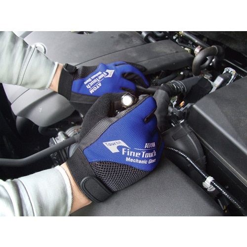 アトム 合皮手袋 ファインタッチ メカニック ネイ