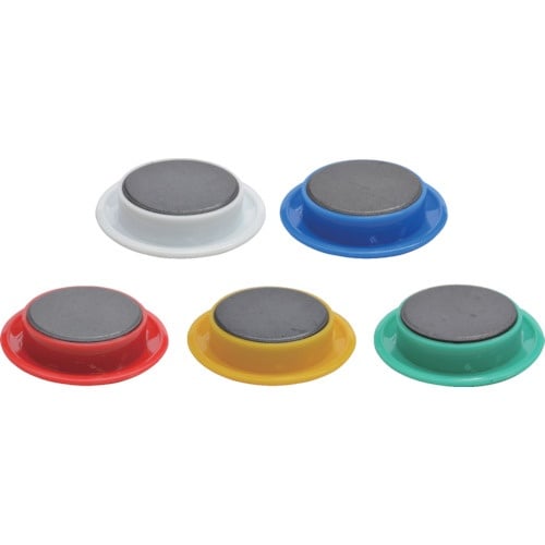 マグエックス カラーボタン30Φ5P−色込