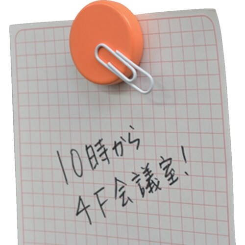マグエックス カラーマグネット橙2P