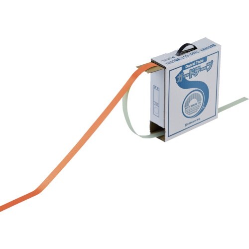 緑十字 ガードテープ(ラインテープ) オレンジ G