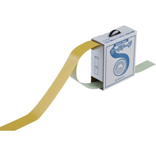 緑十字 ガードテープ(ラインテープ) 黄 GT−7