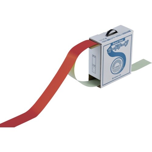 緑十字 ガードテープ(ラインテープ) 赤 GT−7