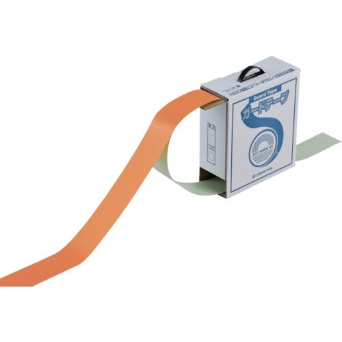 緑十字 ガードテープ(ラインテープ) オレンジ G