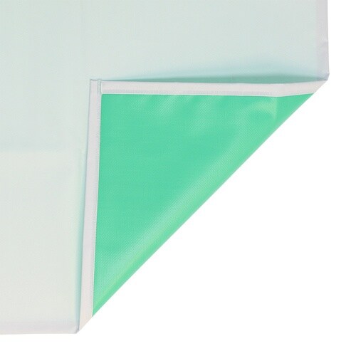 おたふく 6130 エステル 前掛 胸付白・ホワイ