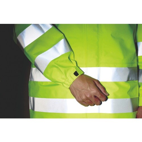 ミドリ安全 雨衣 レインベルデN 高視認仕様 上衣