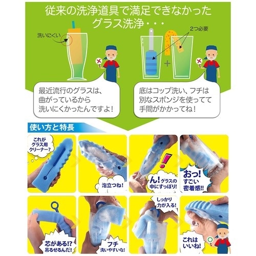 キクロン スポンジ グラスクリーナー