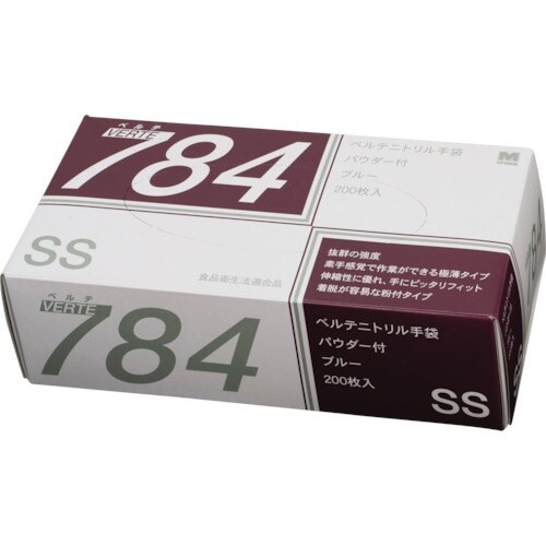 ミドリ安全 ニトリルディスポ手袋 ベルテ784 2