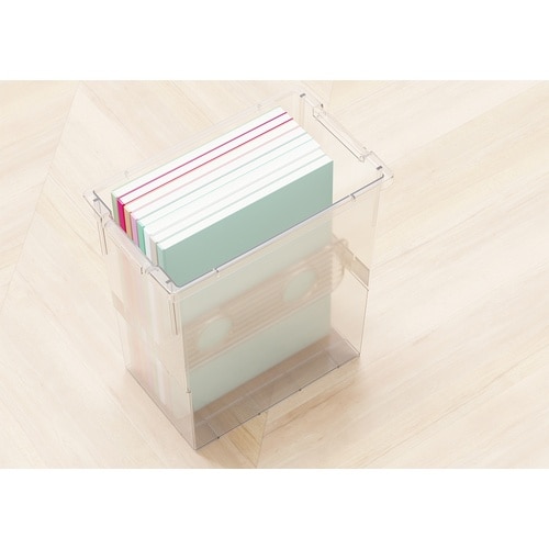 TENMA A4・雑誌いれと庫 クリア 185×3