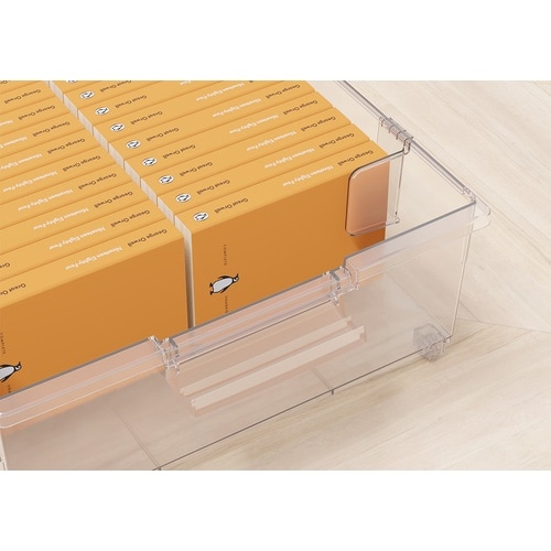 TENMA コミック本いれと庫 ワイド クリア 4