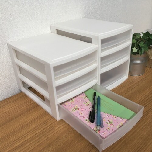 TENMA ルームケースプチ A4浅3段