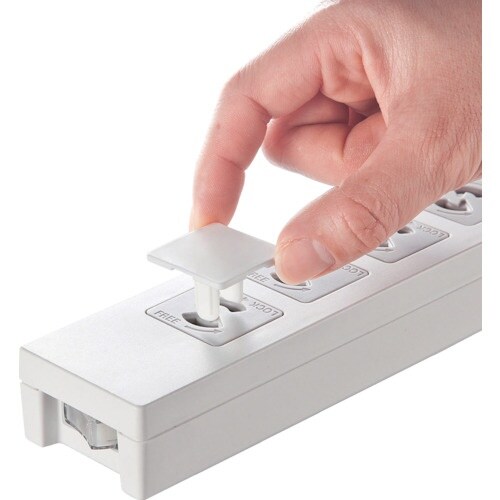 SANWA 電源タップ用コンセントキャップ ホワイ