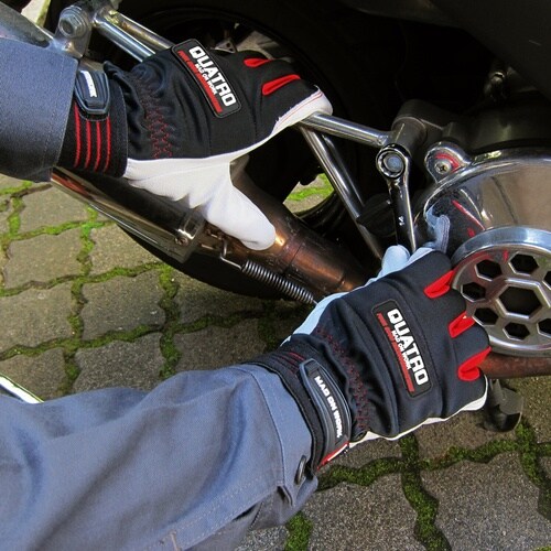 ミタニ 豚本革手袋(袖口マジックタイプ) QUAT