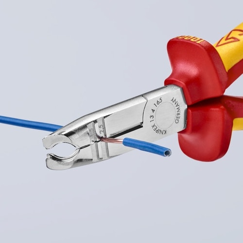 KNIPEX ニッパー機能付きワイヤストリッパー(