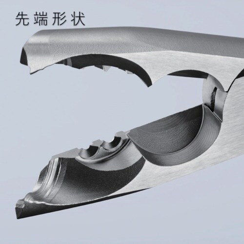 KNIPEX ニッパー付きワイヤストリッパー