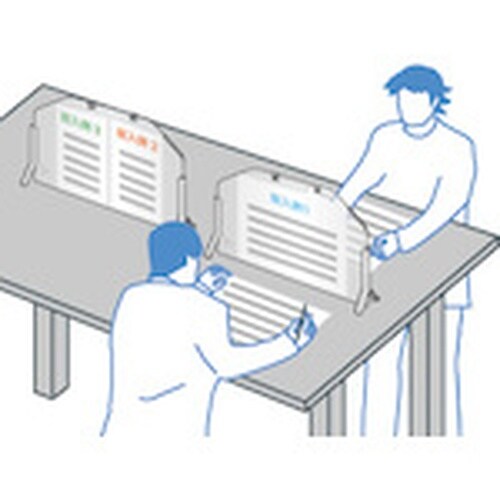 KING JIM デスクトップパネル「タテテ」