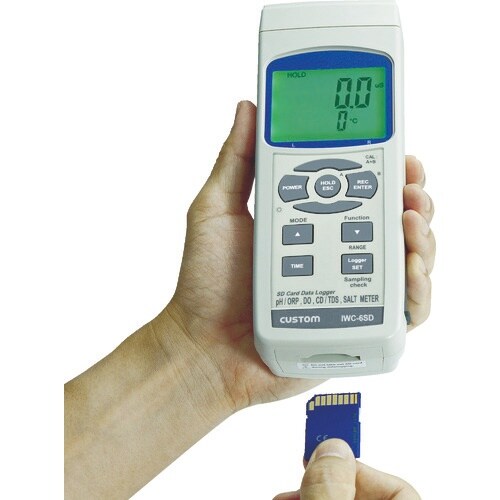 CUSTOM IWC−6SD用導電率・塩分センサー