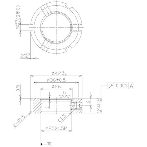 NIKKI 精密ロックナット MRシリーズ M25
