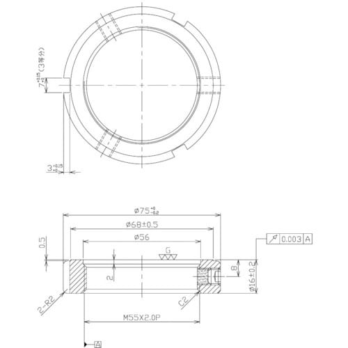 NIKKI 精密ロックナット MRシリーズ M55