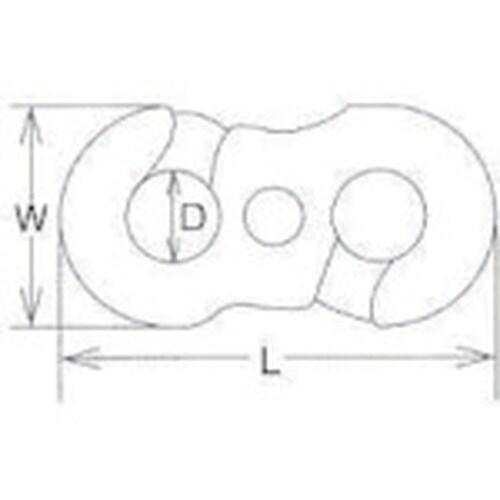 水本 ステンレス チェーンジョイント 穴径6.2m