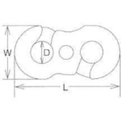 水本 ステンレス チェーンジョイント 穴径7.5m