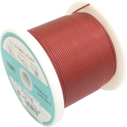 ニッサチェイン 赤コーティングワイヤロープ100m